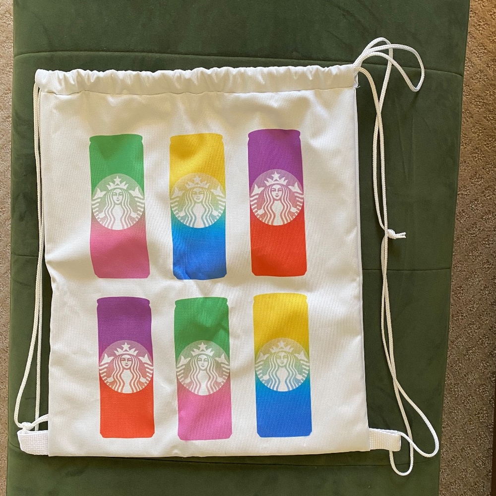 Starbucks Drawstring Bag NEW